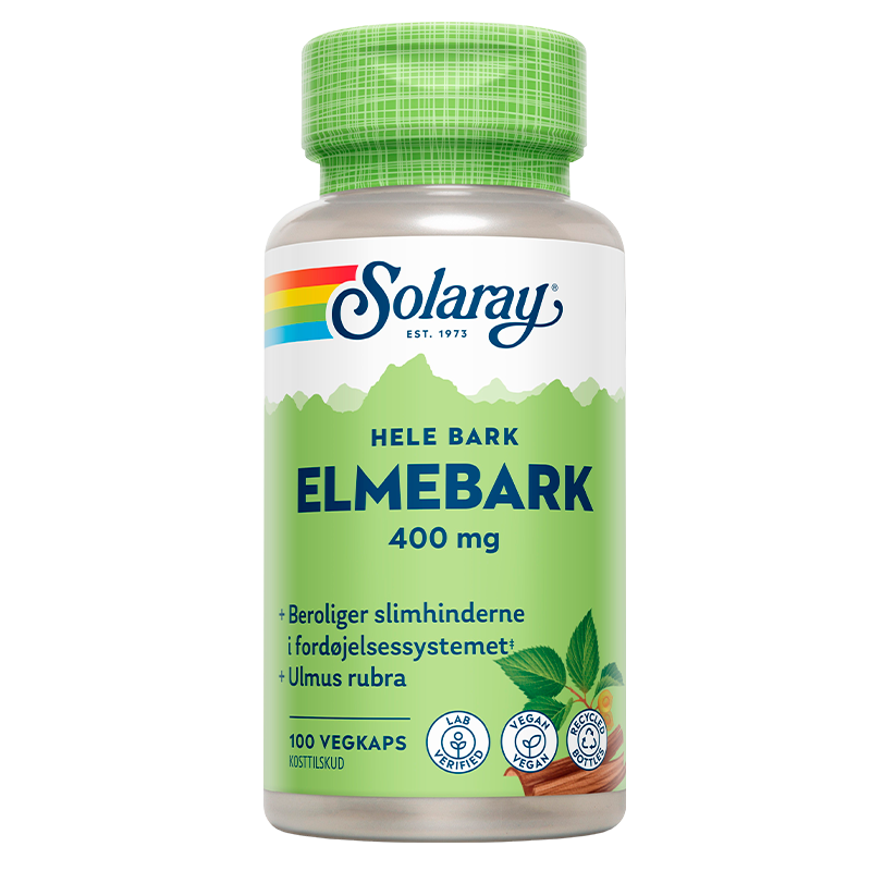 Solaray Elmebark Slippery Elm - 100 kaps.