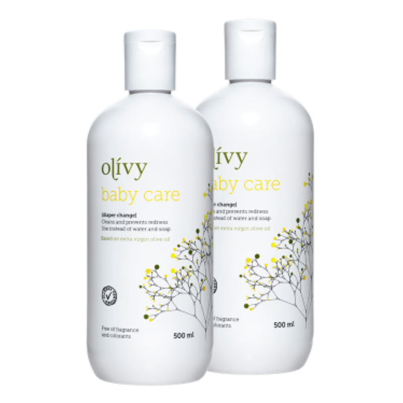 2 x Olívy Baby Care Diaper Change Stor (500 ml)