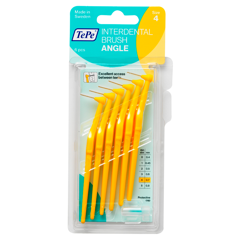 TePe Mellemrumsbørste Angle Gul - 6 stk
