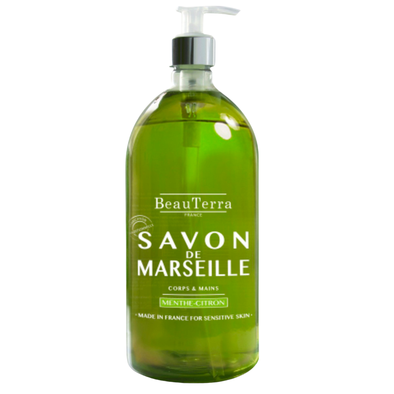 Beau Terra Marselle Liquid Soap Mint Lemon - 300 ml