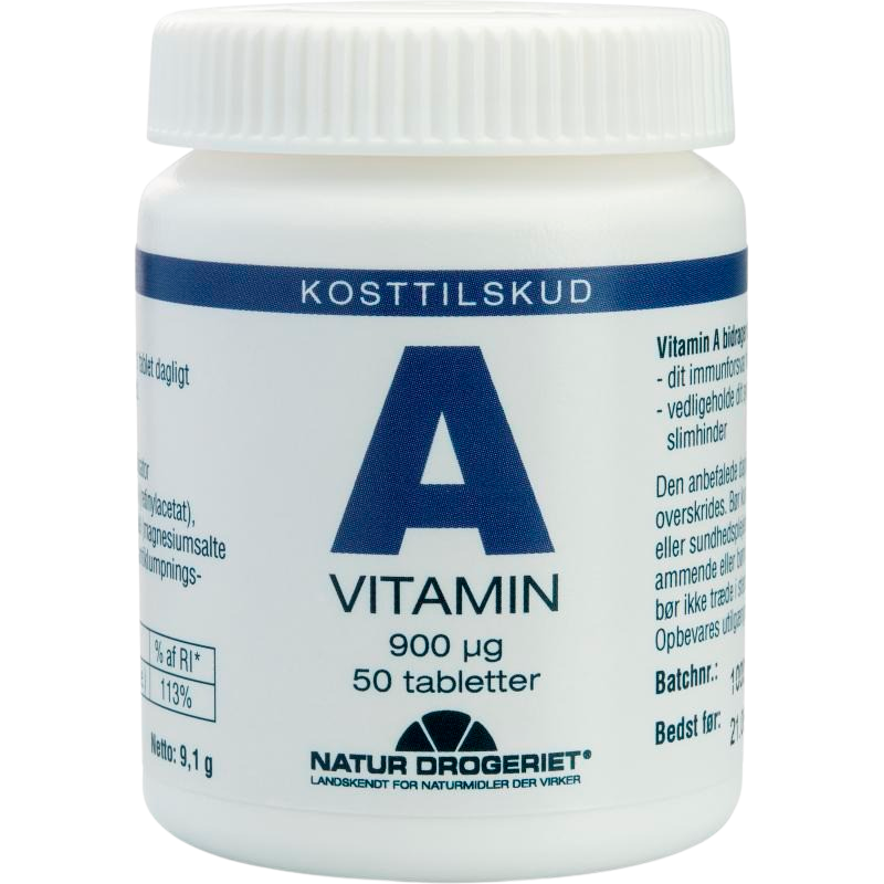 A-Vitamin - 50 tabs.