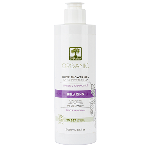 Bioselect Oliven Shower Gel, beroligende - 250 ml.