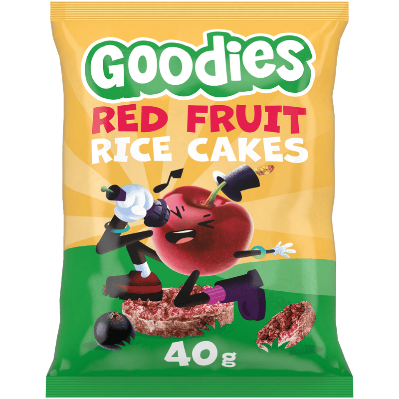 Goodies Rice Cakes Red Fruit (40 g)