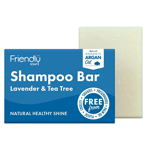 Friendly Shampoo Bar Tea Tree & Lavendel (95 g)