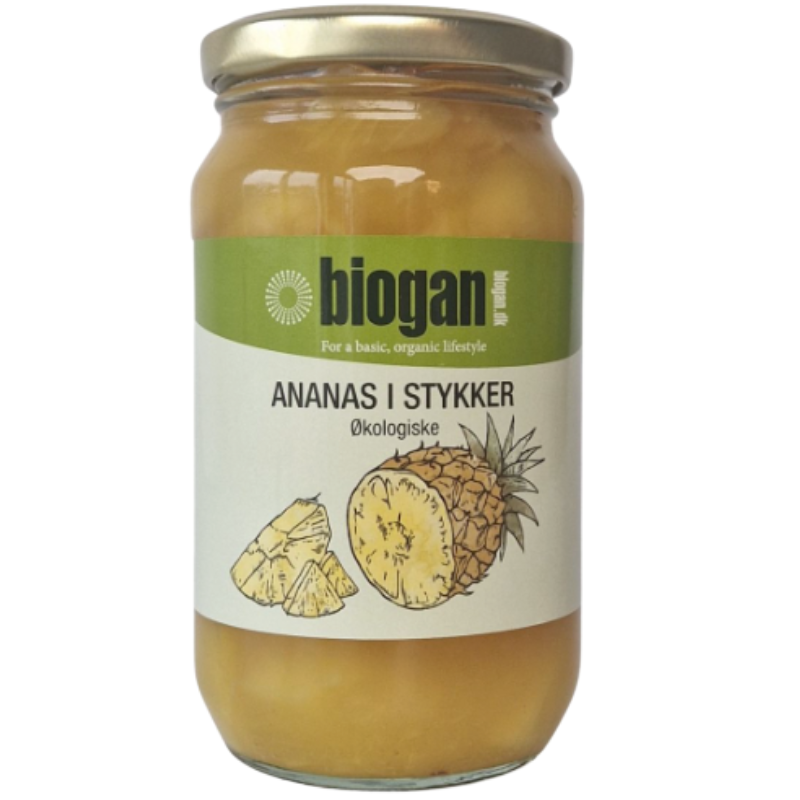 Biogan Ananas I Stykker Ø (370 ml)