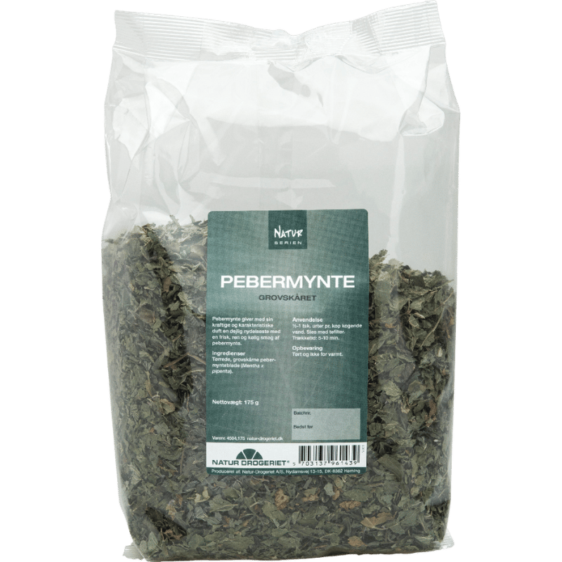 Natur Drogeriet Pebermynte Grov skåret - 175 g.