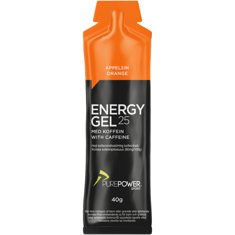 PurePower Energy Gel Koffein Appelsin (40 g)
