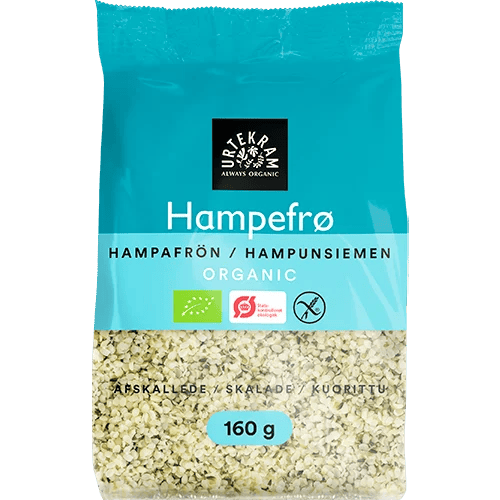 Urtekram Hampefrø Afskallede Ø (160 g)