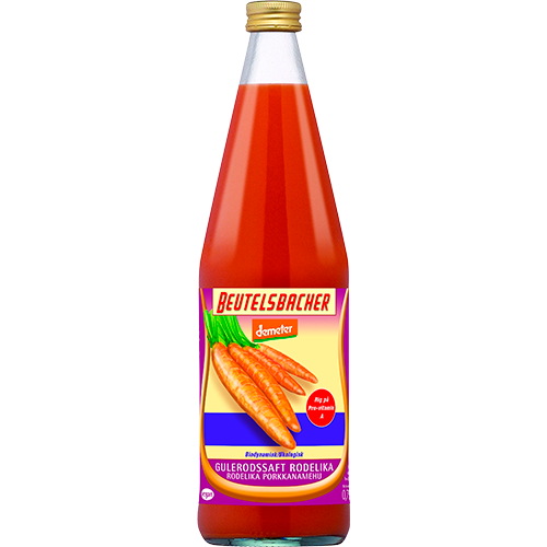 Beutelsbacher Gulerodssaft Rodelica Demeter Ø (750 ml)