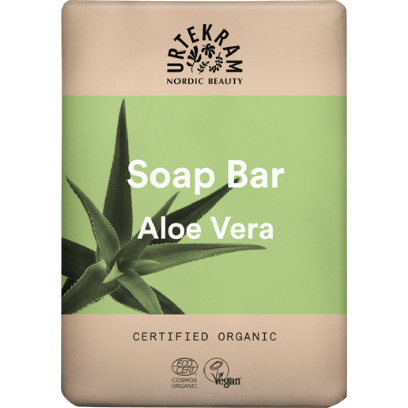 Urtekram Beauty Aloe Vera Håndsæbebar (100 g)