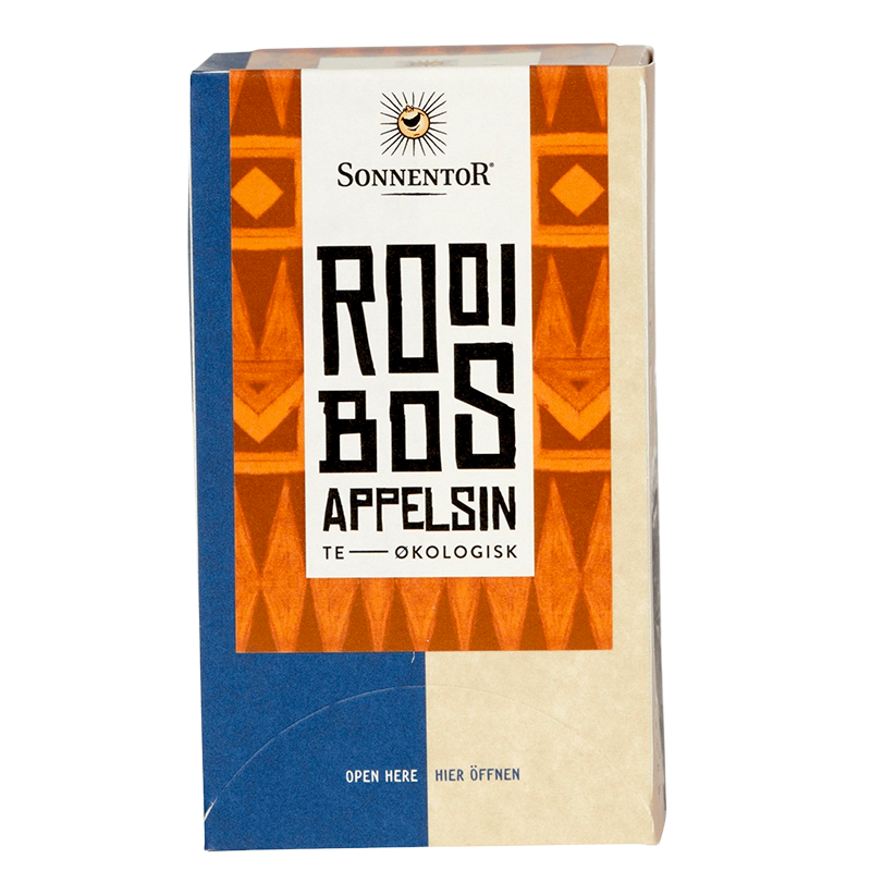Sonnentor Rooibosh Appelsin Te Ø (18 Breve)