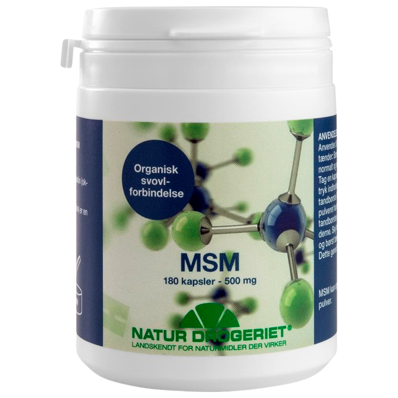 Natur Drogeriet MSM 500 mg. - 180 kaps.