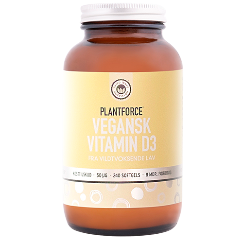 Plantforce Vegansk Vitamin D3 (120 softgels)