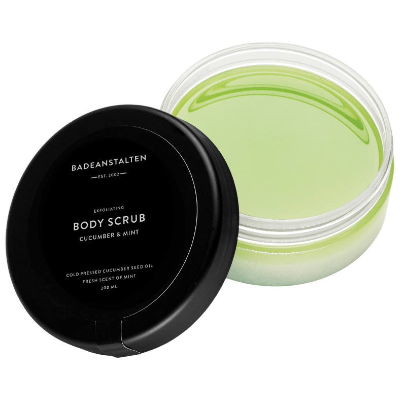 Badeanstalten Bodyscrub m. Agurk & Mynte - 200 ml.