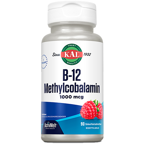 KAL B12 Methylcobalamin - 90 smeltetabs.