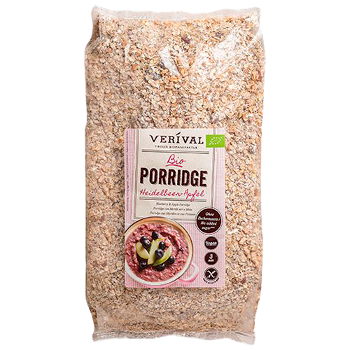 Verival Grød Blåbær/Æble Ø (1500 g)