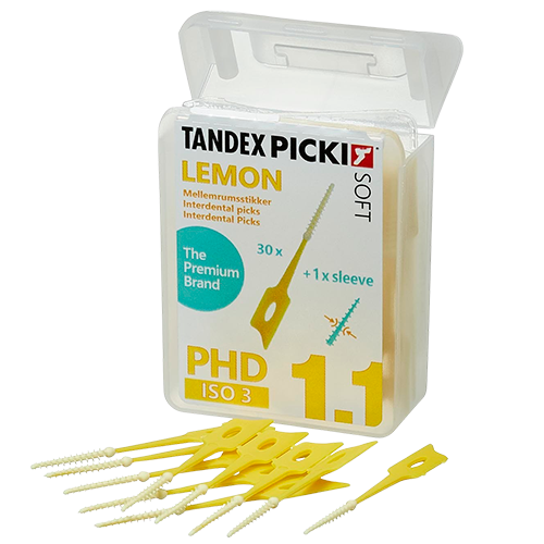 Tandex Picki Soft Tandstik Lemon PHD 1.1 (30 stk)