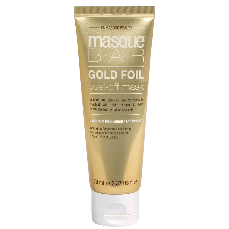 MasqueBar Foil Masque Gold Peel-Off Mask Tube (70 ml)