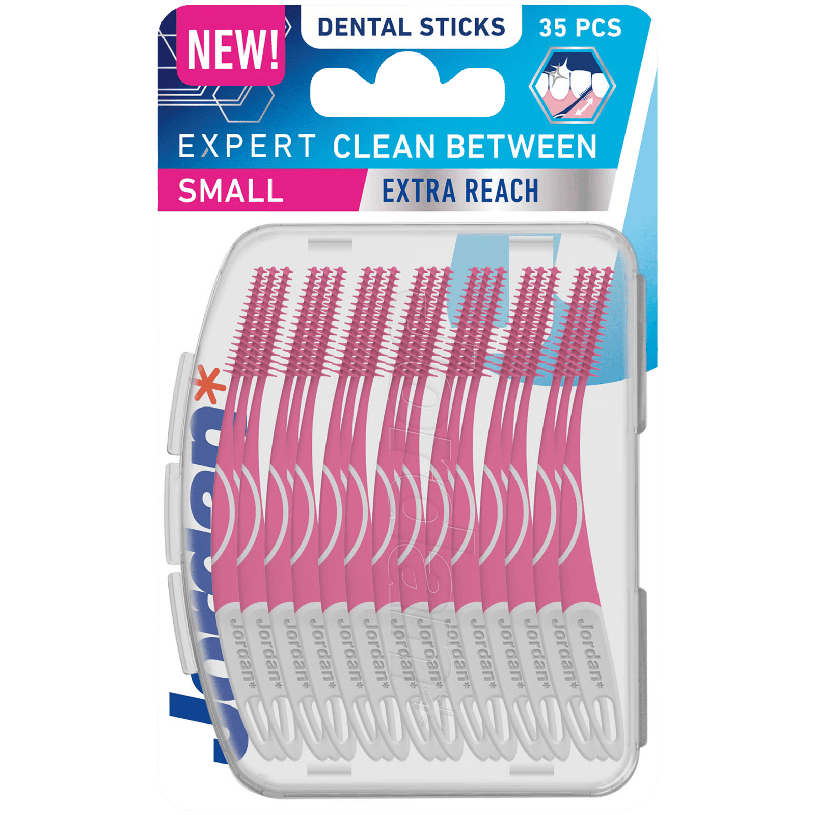 Jordan Dental Sticks Clean Between Expert Small (35 stk)