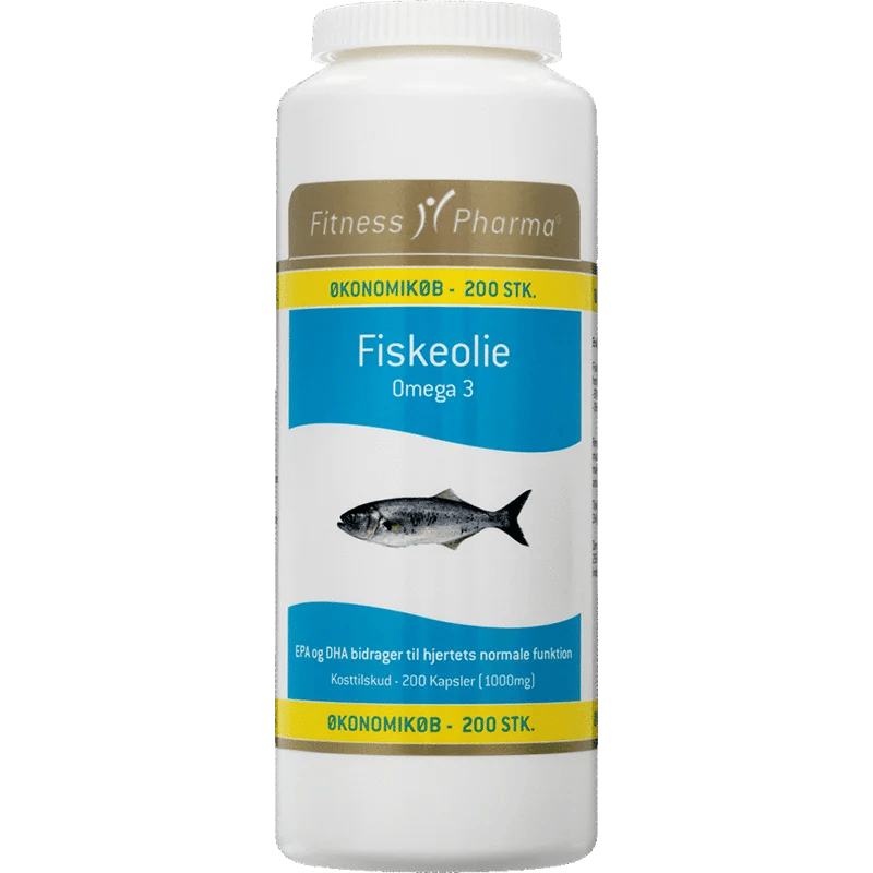 Fitness Pharma Fiskeolie - 200 stk