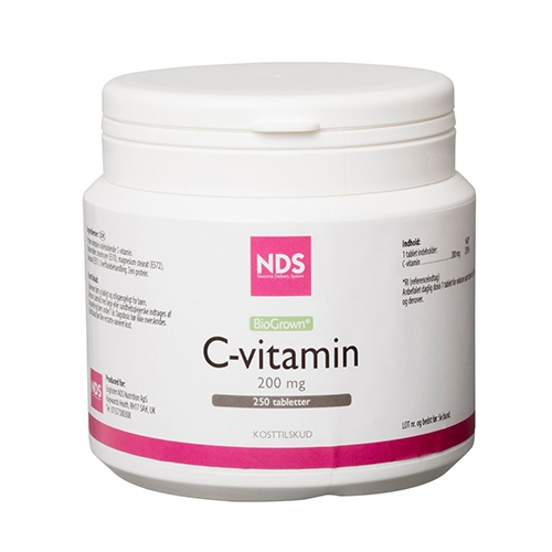 NDS C-200 C vitamin - 250 tabs.