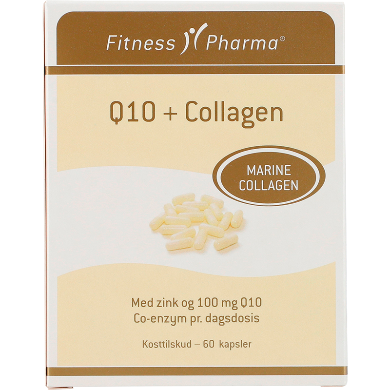 Fitness Pharma Q10 + Collagen (60 stk)