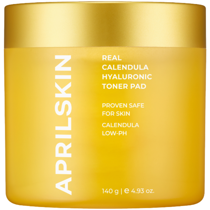APRILSKIN Real Calendula Hyaluronic Toner Pad (60 stk)