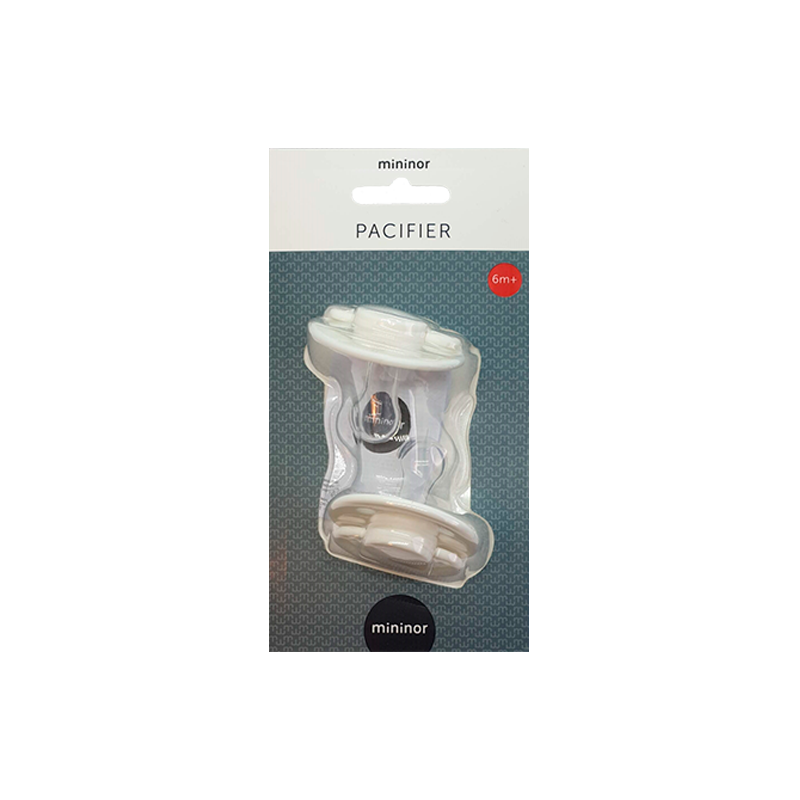 Mininor Silikonesut 6+ Mdr Hvid (2 stk)