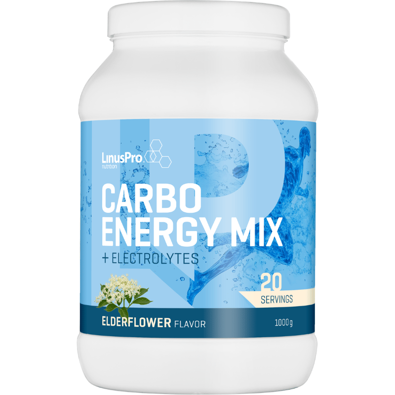 LinusPro Carbo Energy Mix + Electrolytes Elderflower (1000 g)