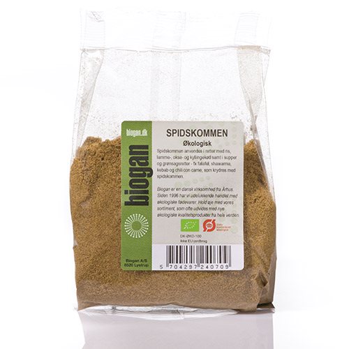 Biogan Spidskommen stødt Ø - 100 g.