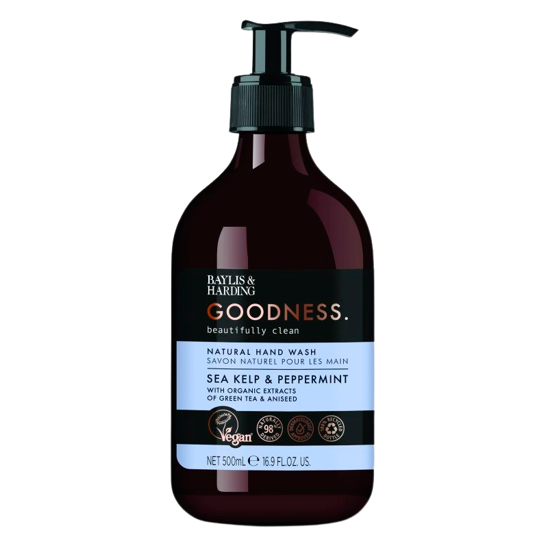 Baylis & Harding Goodness Sea Kelp & Peppermint Hand Wash - 500 ml.