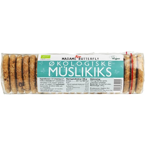 Madame Butterfly Øko Müslikiks (240 g)