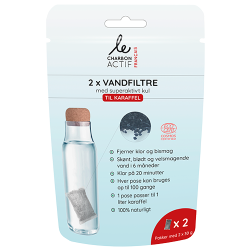 Le Charbon Actif Aktive Kulfiltre Til Karaffel (2x30 g)
