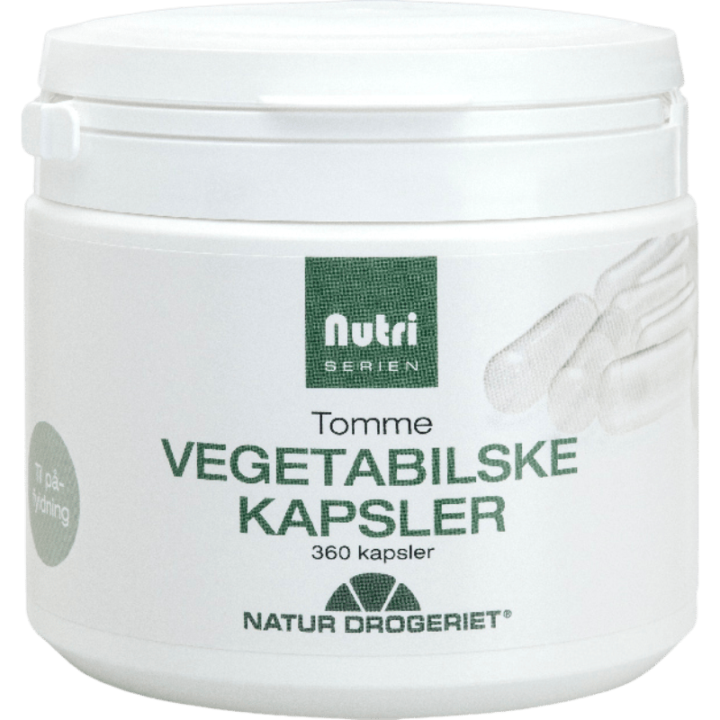 Natur Drogeriet Vegetabilske Kapsler Tomme - 360 stk