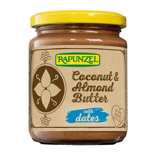 Rapunzel Kokos/mandel creme m. dadel Ø (250 g)