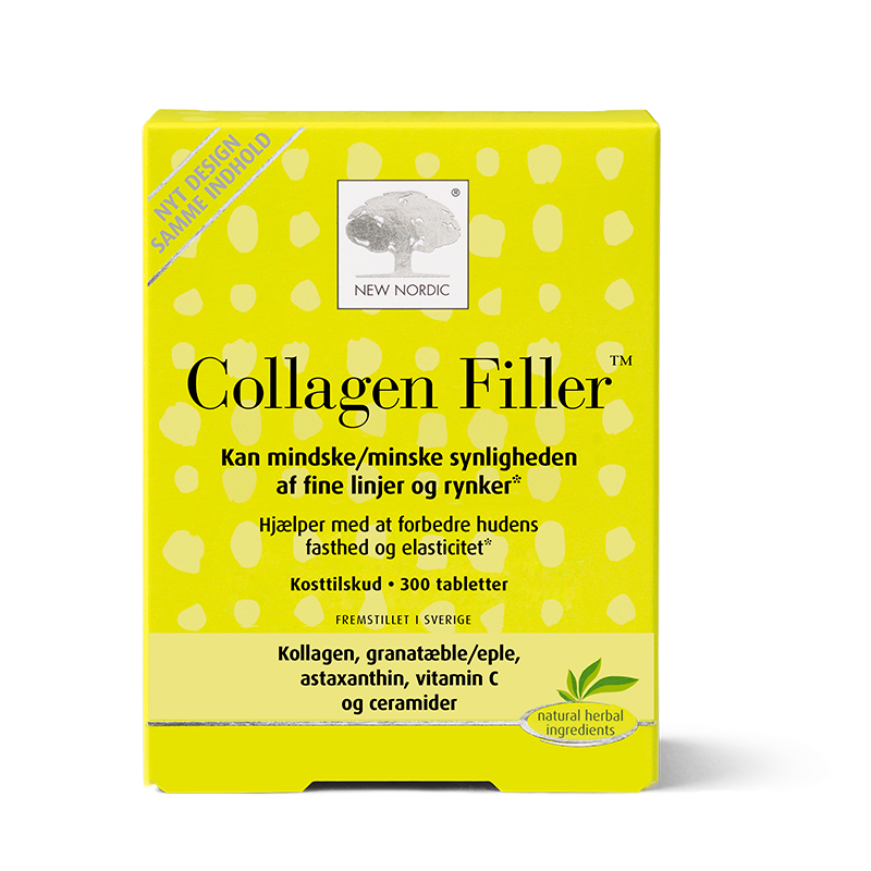 New Nordic Skin Care Collagen Filler - 300 tab.