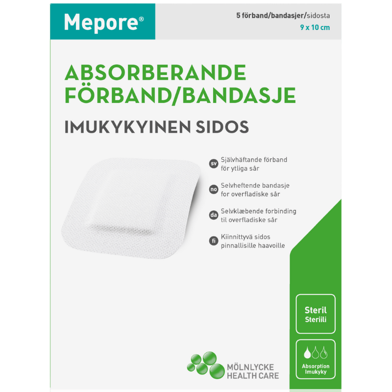 Mepore Plaster 9 x 10 cm (5 stk)