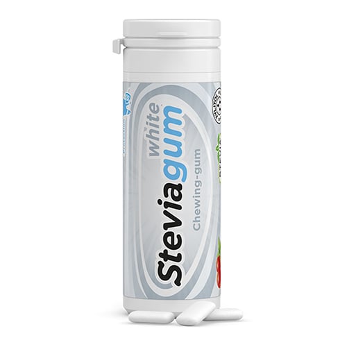 Lime Pharma STEVIAGUM Kirsebær WHITE (30 g)