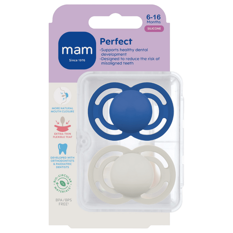 MAM Perfect Silk 6-16M Blue (2 stk)
