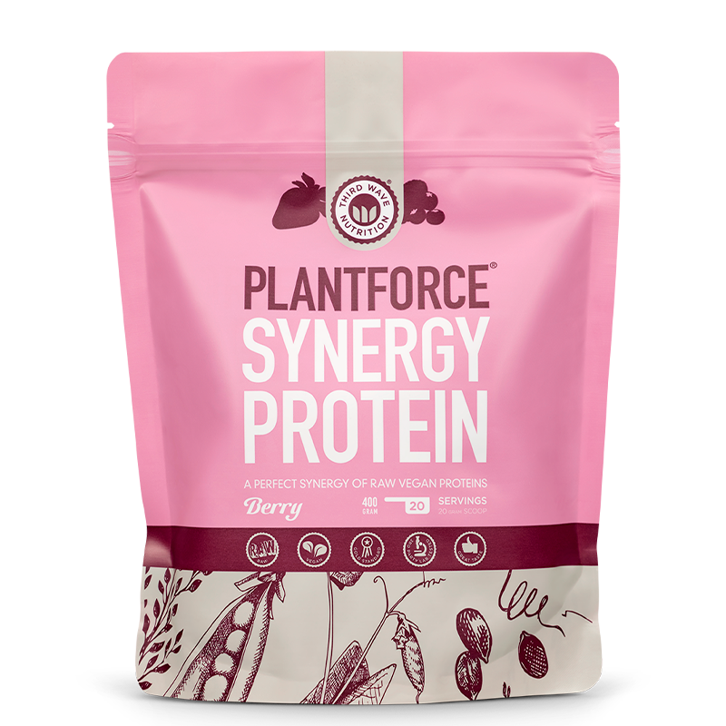 Plantforce Synergy Protein Bær (400 g)