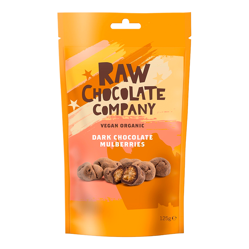 The Raw Chocolate Company Chocolate Mulberries (100 g)