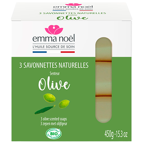 Emma Nöel Oliven Sæbe 3 X 150 Gr. (450 gr)