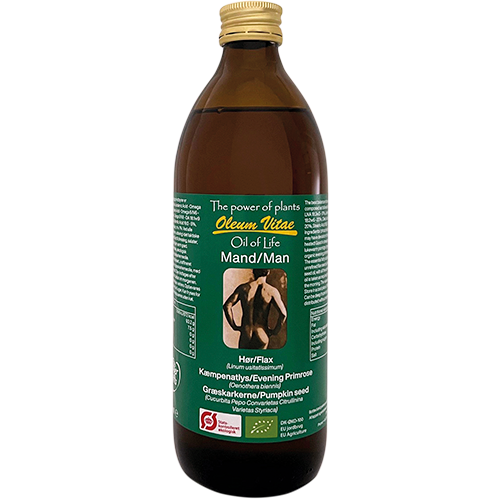 Oil of life mænd omega 3-6-9 Øko. - 500 ml.
