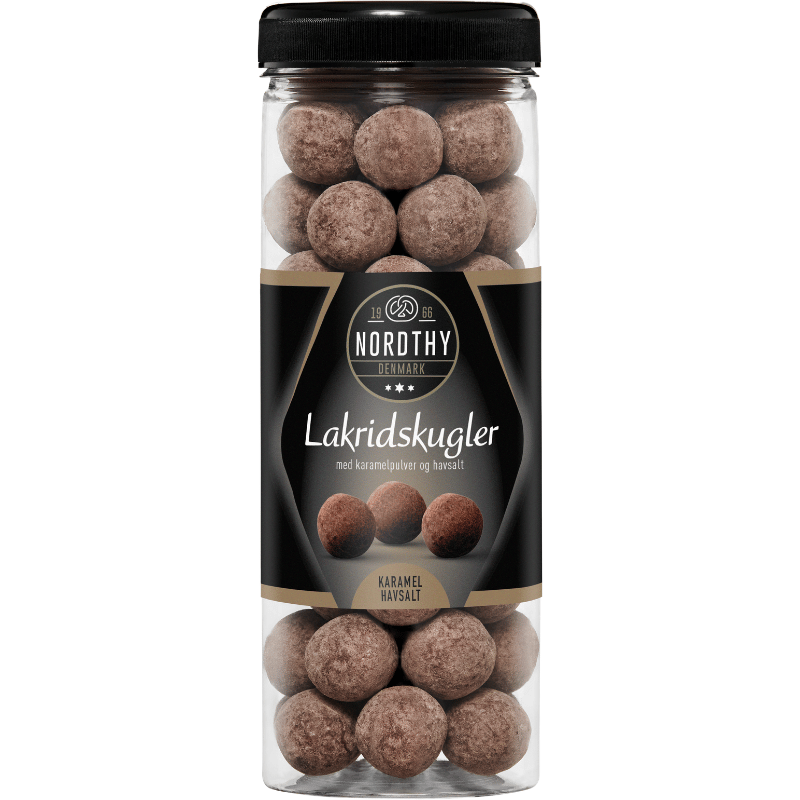Nordthy Lakridskugler Karamel/Havsalt (300 g)