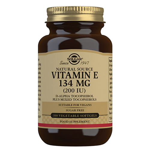 Solgar Vitamin E 134 mg - 100 kap.