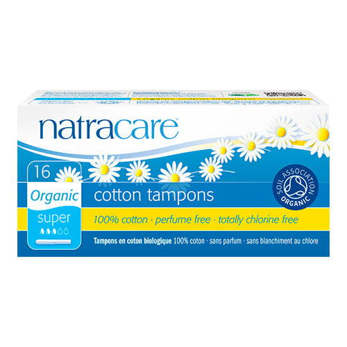 NatraCare Tampon Super m. Hylster Ø (16 stk)