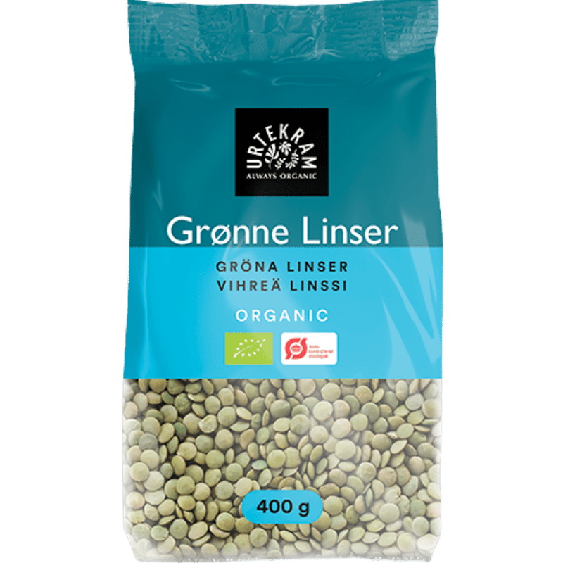 Urtekram Grønne Linser Ø (400 g)