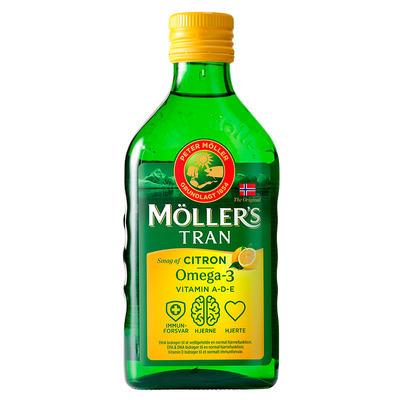 Møllers Tran m/Citrus - 250 ml.