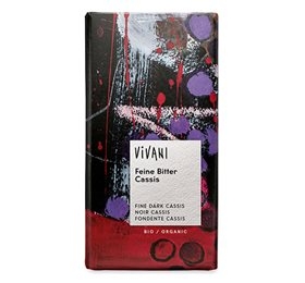 Vivani bitter solbærchokolade Ø (100 g)