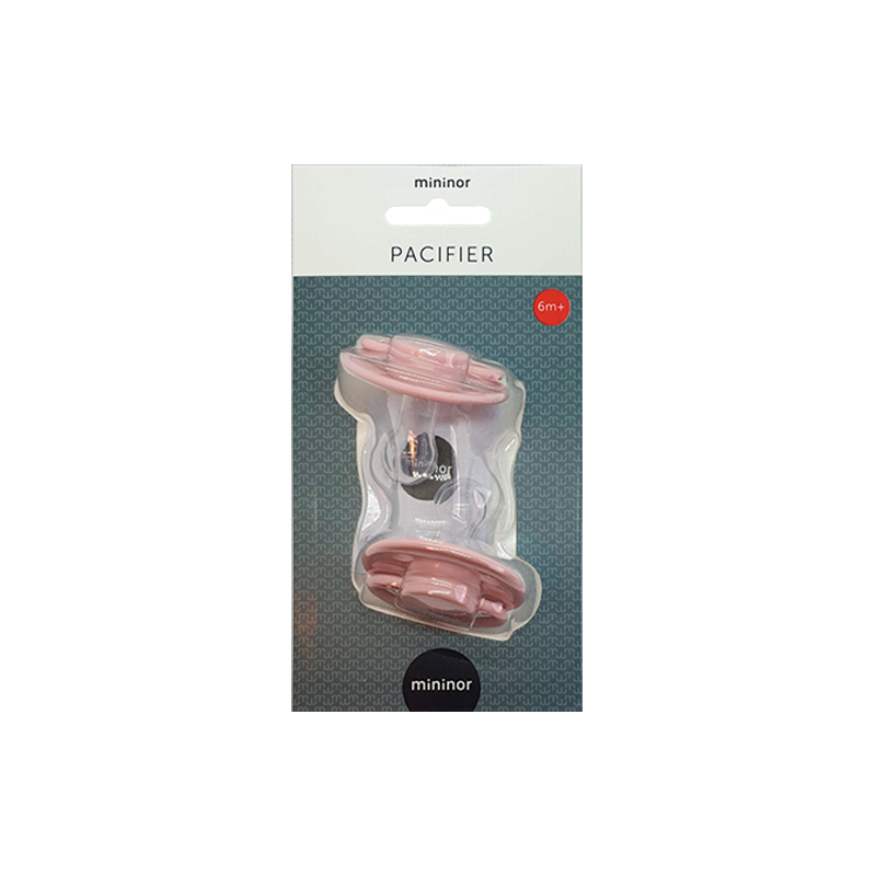 Mininor Silikonesut 6+ Mdr Pink - 2 stk